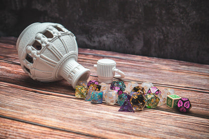 Potion of time Dice holder - The Flaming Feather & Flaming Filament