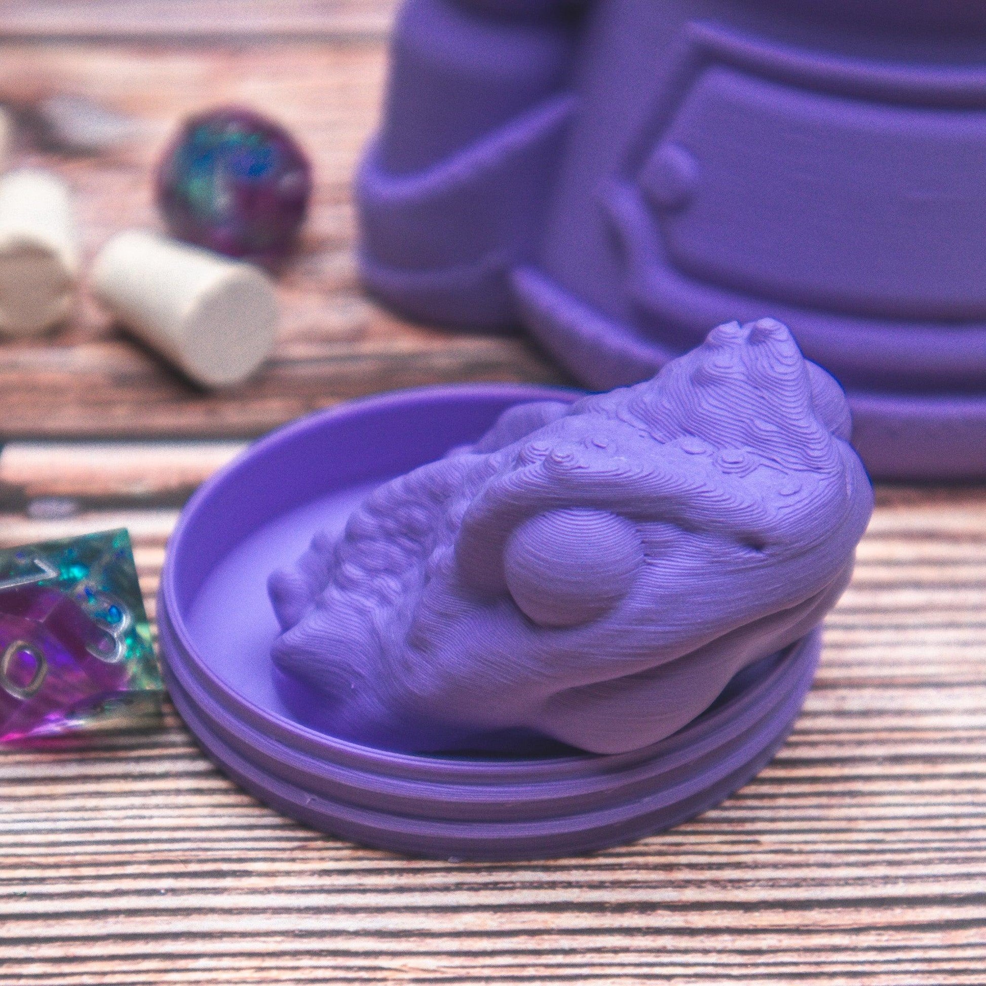Potion Master dice holder - The Flaming Feather & Flaming Filament