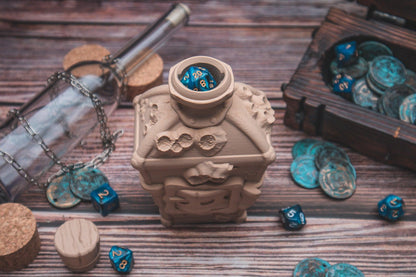 Call of the Sea dice holder - The Flaming Feather & Flaming Filament