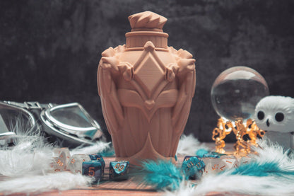 Potion of Flight dice holder - The Flaming Feather & Flaming Filament