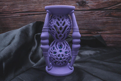 Wizard Hourglass dice holder - The Flaming Feather & Flaming Filament
