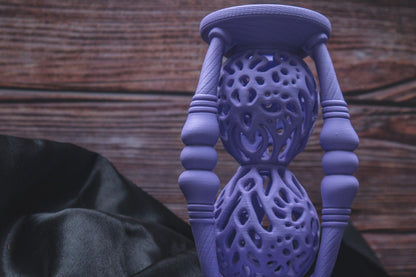 Wizard Hourglass dice holder - The Flaming Feather & Flaming Filament
