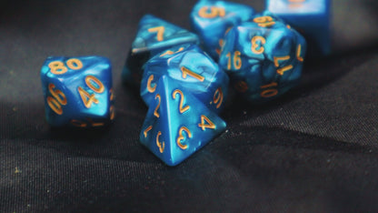 Deep Sea Polyhedral dice set